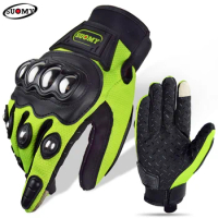 SUOMY Motorcycle Gloves Man Breathable Motocross Touch Screen Racing Guantes Summer Motorbike Bicycle Protective Gears Gloves