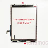 For iPad 5 2017 OEM New Touch Screen Digitizer Frame Sticker A1822 A1823 LCD Repair Sensor Glass Touchscreen Parts
