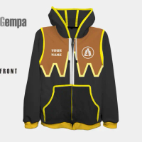 Jaket Boboiboy Gempa Dewasa Halus Lembut Print Sublim Bisa Custom