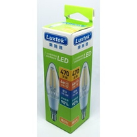 【Luxtek】 C35-4 4W小尖LED燈絲燈泡E14(暖白光)