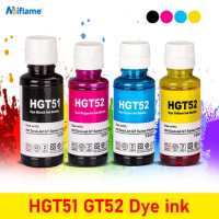 100ML GT51 GT52 Dye ink Refill Dye Ink For HP Smart Tank 115 310 311 315 319 410 411 412 415 416 418 419 Smart Tank 519 printer