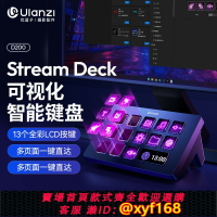 {台灣公司貨 可打統編}Ulanzi優籃子D200電腦可視化內容控制臺可編程宏鍵盤桌面快捷操作器直播調音控制器自定義小鍵盤帶屏幕面板
