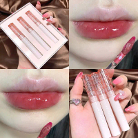 Cappuvini Bubble Lip Glaze Set Mirror ลิปสติกน้องหมี 3/set เปลี่ยนสีตามอุณหภูมิ mac nudes hourglass 