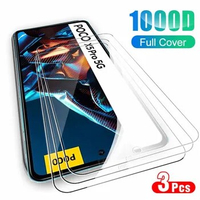 3PCS 10D Tempered Glass Case For Xiaomi Poco X5 Pro Screen Protector Xioami Poco X 5 x5 Pro X5Pro 5g HD Clear Protective Film