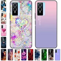 Case for vivo Y76 5G Cover V2124 Silicone Soft Cute Protective Phone Cover for vivo Y76 5G Cases TPU Bumper for VivoY76 Y 76 Bag