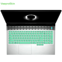 Silicone Keyboard Cover protector skin For Dell Alienware Area-51m Area 51M R2 2020 / Alienware M15 R2 R3 2020