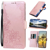 เคสโทรศัพท์หนังลายนูนลูกไม้สำหรับ Huawei Honor X9a X8a X7a X8 X7 X6 X5 ที่ใส่บัตร กระเป๋าสตางค์แม่เห
