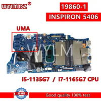 19860-1 i5-1135G7 / i7-1165G7 CPU notebook Mainboard For Dell INSPIRON 5406 Laptop Motherboard 0FW6F0 0VMRNH Tested