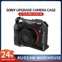 New Dslr sony a7 iii A73 A7M3 Camera Cage A7R3 sony a7iii Rig with Cold Shoe Mount for Sony A7III A7RIII A9 Camera Kit 2918