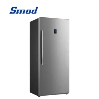 Smad 21 Cu.Ft. Upright Convertible Refrigerator Freezer with LED Control Panel Door Ajar Alarm Stand Up Frost Free Stainless