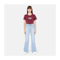 【LEVIS 官方旗艦】Wedgie 高腰修身 排釦 靴型牛仔褲 / 輕藍染水洗 / 女生牛仔褲 A8710-0003 熱賣單品
