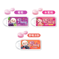 【Pinky】薄荷口含錠_12入/盒(葡萄、水蜜桃、野莓派對)