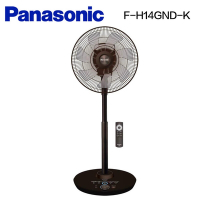 Panasonic國際牌 14吋 8段速ECO溫控微電腦遙控負離子DC直流電風扇F-H14GND-K [時時樂限定]