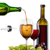 15/20/30/40ml Wine Olive Oil Pourer Dispenser Spout Glass Bottle Pourer Cap Stopper Liquor Mouth Dispenser Bar Accessories