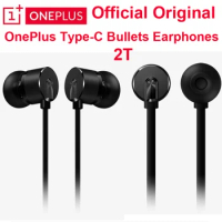Original OnePlus Type-C Bullets Earphones Bullets 2T Earphones DAC Headsets With Mic For Oneplus 7T Pro 7 Pro 6T 6 5T 5