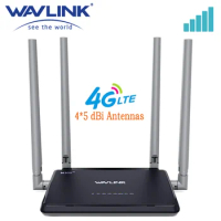 Wavlink WiFi Router 4G LTE Router 300Mbps Home Hotspot RJ45 Four 5dBi Antennas WAN LAN Modem Wireless CPE With SIM Card slot