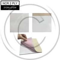 Nota NCR Kosong 2 Ply Ukuran 21x21 cm | Kertas NCR Putih-Pink | Bon Jualan 2 Rangkap - CO