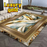 Nordic Carpets for Living Room Decoration Home Marble Gold Dining Room Carpet for Rooms Bedroom Large Area Rugs Coffee Table Mat