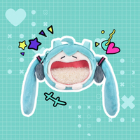 【6956人收藏】BEMOE 初音未來 可愛體UWA系列 多功能毛絨mini痛包耳機包