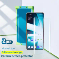 2Pcs Ceramic Soft Glass film OPPO RENO 10/9 Pro Plus /4 pro/5 Pro/6 Pro+/8T 5G Screen Protector Not Glass with Install Kit