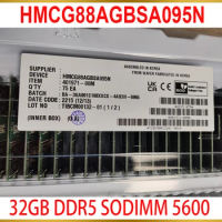 1 Pcs For SK hynix Notebook Memory 32GB DDR5 SODIMM 5600 32G 5600B 2RX8 HMCG88AGBSA095N