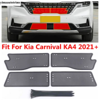 For Kia Carnival KA4 2021 - 2023 Car Front Grill Grille Insect Net Insert Screening Mesh Protection Accessories Exterior Refit