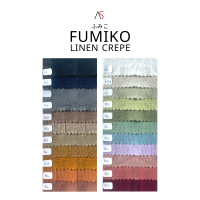Katalog Warna kain Fumiko linen crepe Aneka Sandang Textile