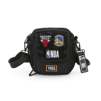 NBA 隊伍徽章 工裝 側背小包-黑色-3425170320