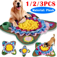 Pet Snuffle Feeding Mat Pet Dog Snuffle Mat Encourages Natural Foraging Skills Nosework Feeding Mat Sniffing Treat Puzzle Feeder