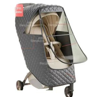 內地直送 - 嬰兒車防風罩 冬季推車擋風罩 通用保暖罩 遛娃加厚雨罩 包郵夾棉