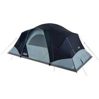 Coleman Skydome XL Family Camping Tent,10 Person Dome Tent with 5 Minute Setup, Includes Rainfly, Carry Bag, Storage Pockets