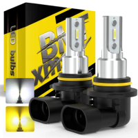 BMTxms 2x Canbus H11 H8 LED Fog Light Bulbs H10 H16 5202 PSX24W 2504 9006 HB4 9005 HB3 LED CSP Car DRL Driving Lamp White Yellow