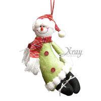 飛舞聖誕雪人玩偶(9寸)，聖誕/聖誕佈置/裝飾/吊飾/交換禮物，X射線【X429517】