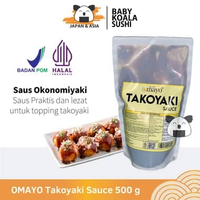 OMAYO Sauce All Variant 500 g Halal | Takoyaki Mentaiko Sweet Chili Buldak Hot Seoul | Pizza BBQ Yak