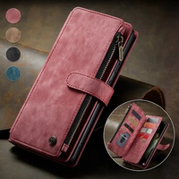 For Samsung Galaxy S23 S22 S21 S20 Plus Ultra S21FE Caseme magnetic Leather Waller Phone Cover Case for Galaxy S23FE S10 S9 S8