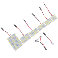 Bảng điều khiển đèn LED 5050, ánh sáng trắng, cho nội thất ô tô, tấm chiếu sáng T10, Dome Festoon, b