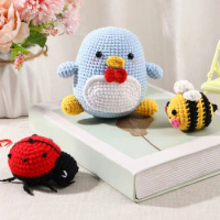 Beginners Crochet Kit,Animals Crochet Kit,Include Various Accessories With Instructions &amp; Video Tutorials For-Starters