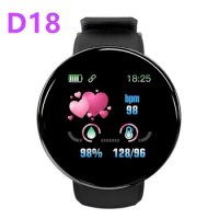 New D18 Smartwatch Bracelet Heart Rate Blood Pressure Fitness Tracker Sport Smartband PK M5 M6 M7 Y68 D20 D13 M3