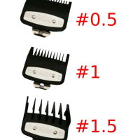 3 Ukuran Lengkap Guard Sepatu Plat Besi Cukur Rambut Cliper Ukuran Tapak Kliper 0.5 / 1 / 1.5 Barber