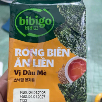 Bibigo Rong Biển Ăn Liền Vị Dầu Mè Sản Phẩm Tốt Cho Sức Khỏe  Vị dầu mè