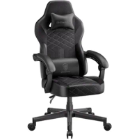 Gaming Chair With Pocket Spring Cushion Computer Armchair Ergonomic Computer Chair High Back Black Office Desk Game Special
