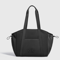 Alo Composite Boston Barrel Handbag Embossed Brand Logo Waterproof Adjustable Strap