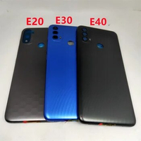 For Motorola Moto E20 Back Battery Cover Rear Door Housing Case Replacement Part For Moto E30 E40 With Camera Lens