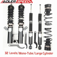 ADLERSPEED 32 Levels Mono Tube Damping Coilovers Lowering Suspension Kit For 2015-2020 Honda Fit GK GK3 GK5