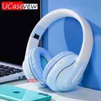 Headsets Game Headphones Blutooth Children's Christmas Wireless Earphone With Micr Colourful Light PC Laptop Headset kids Gift