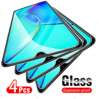 4Pcs Glass For Vivo Y27 4G Full Cover Tempered Glass Vovi Vavo Y35+ Y35 Plus 5G VivoY27 VivoY35 Y 27 35 Premium Screen Protector