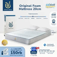 Uniland Sleep Kasur Busa Original 20cm Foam Mattress Box Free Bantal & Free Ongkir Jawa Bali 180 x 2
