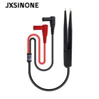 JXSINONE SMD Clip component LCR testing tool Multimeter tester meter Pen probe lead tweezers Compatible with Fluke for Vichy