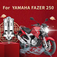 For YAMAHA FAZER 250 motorcycle lens headlights H4/HS1 motorcycle accessories 12V 4800LM/6000K white/yellow high brightness bulb