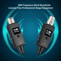 Wireless Microphone System Rechargeable Transmitter Receiver For Dynamic Microphones Wireless Guitar Audio Transmission System